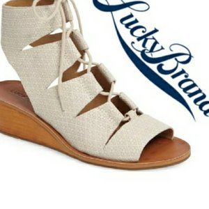 Lucky Brand Ghillie Lace-up Sandals size 9